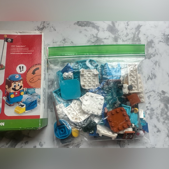 Lego Blue and White Building Set with Penguin Character - Picture 5 of 6